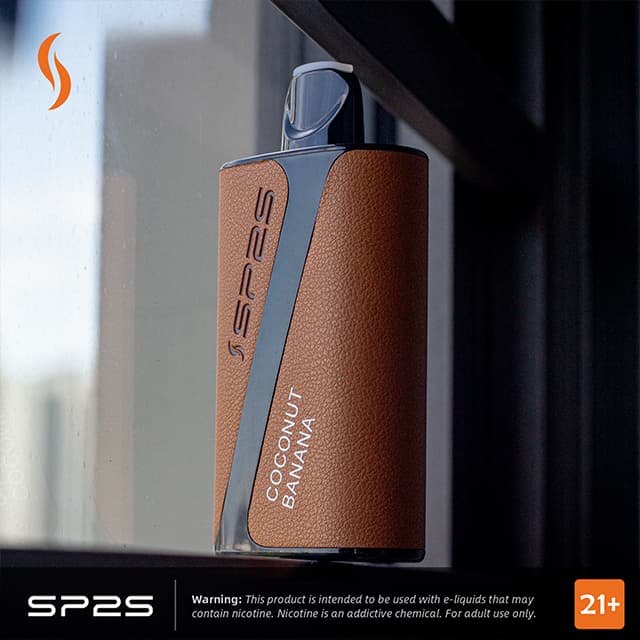 SP2S DELUXE Disposable Vape up to 20000 puffs, Dual Mesh coils, 18ml super large capacity, 900mAh super long endurance.