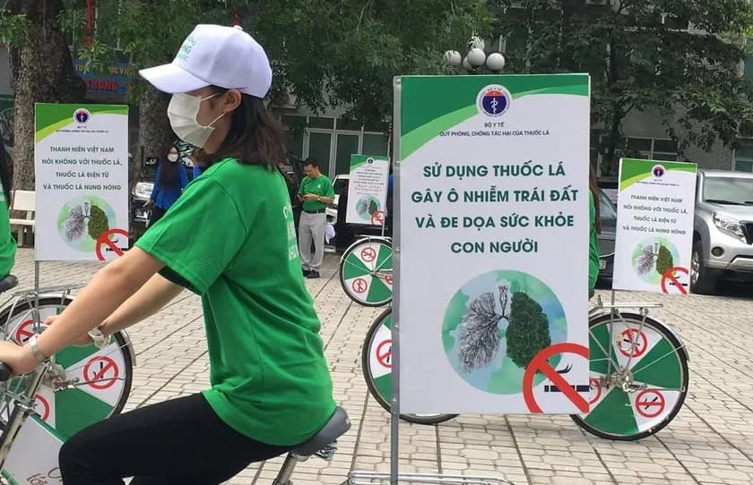 Anti-smoking campaign in Vietnam