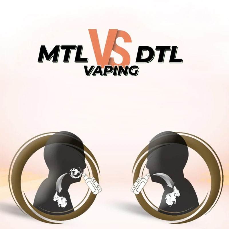 DTL vs. MTL: Finding Your Ideal Vaping Inhalation Style