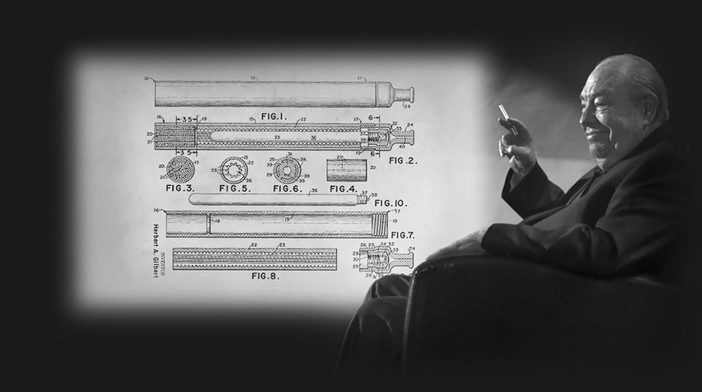 herbert a. gilbert invented the earliest prototype of e cigarettes