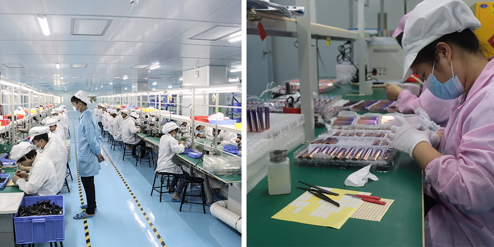 Production Line Workers Working at the SP2S Factory Production Line Workers Working at the SP2S Factory