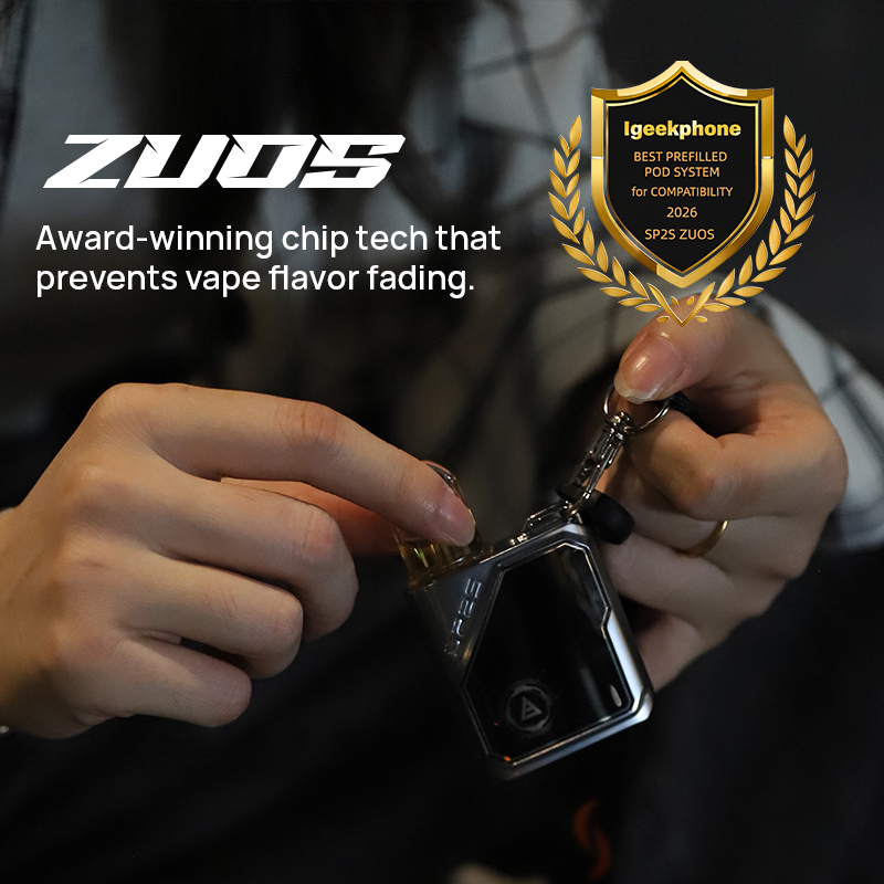 SP2S ZUOS Wins iGeekPhone 2026 Best Prefilled Pod System Award