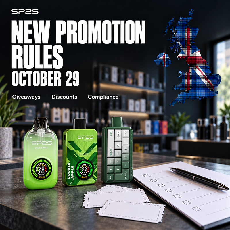 UK Vape Promotion Rules 2026: What Changes on October 29?