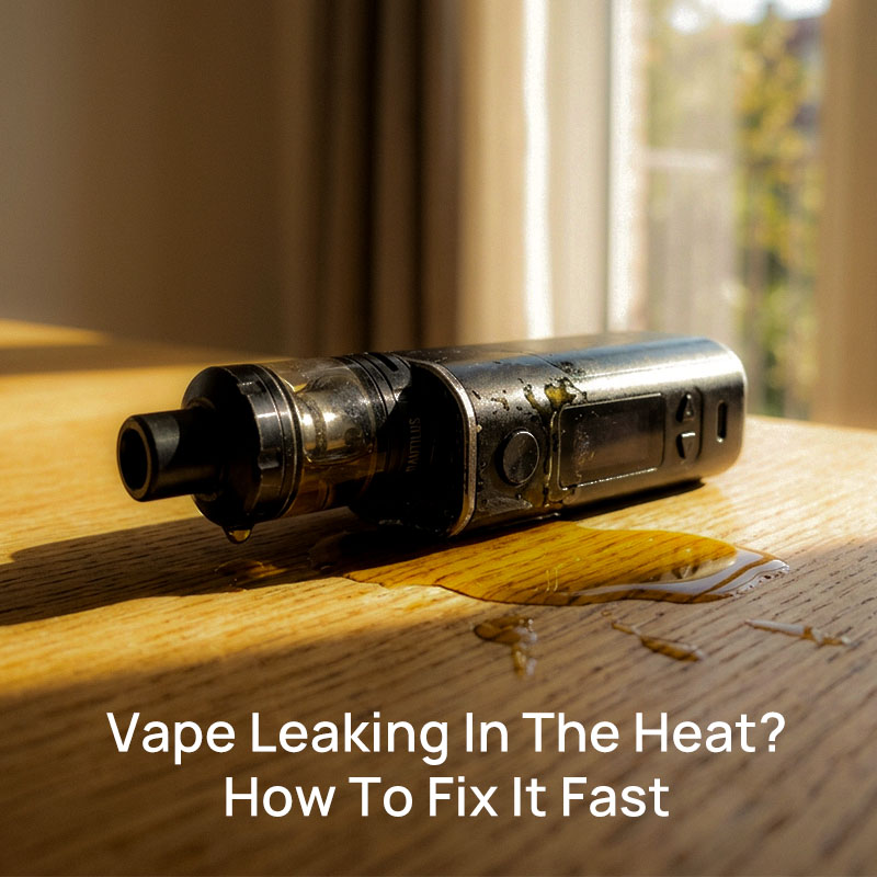 Vape Leaking in Hot Weather? Why It Happens & How to Fix It Fast