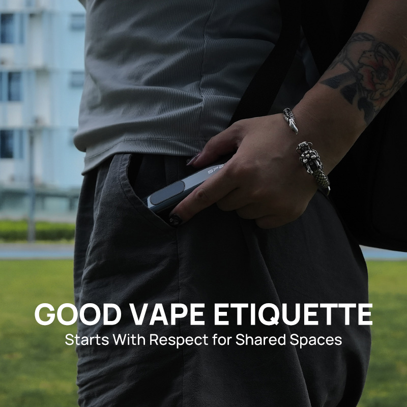 Vaping Etiquette: How to Vape Respectfully in Public