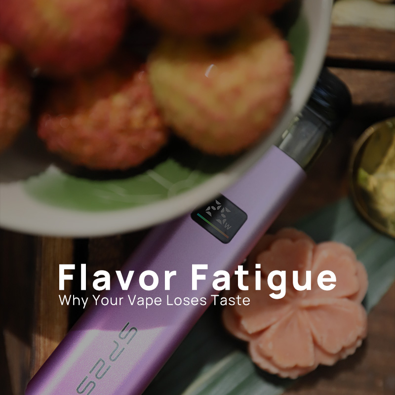 What Is Flavor Fatigue in Vaping? Why Does My Vape Lose Flavor Over Time?