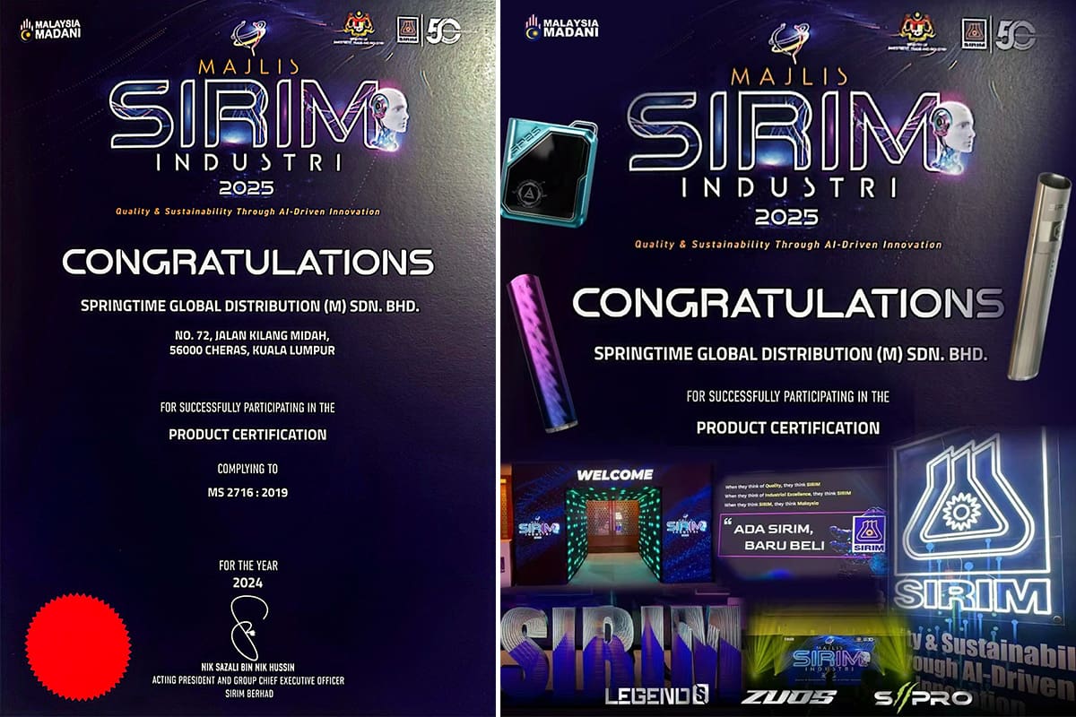 SP2S SIRIM Certification