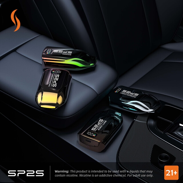 SP2S SUPERSPORT M Disposable Vape up to 12000 Puffs, Sports Car Concept, Blending Taste Into Speed and Passion.