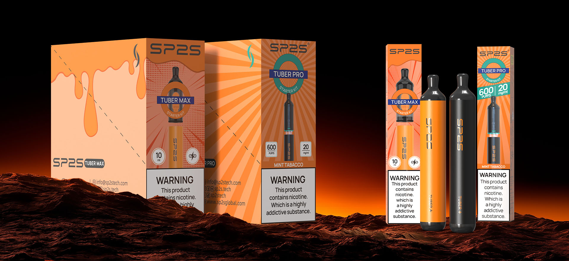 SP2S TUBER Pod System product packaging