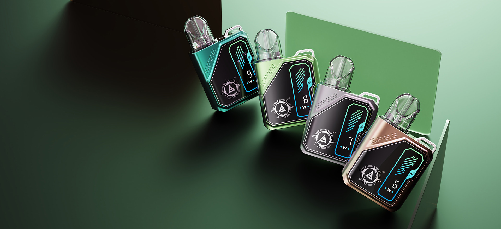  SP2S ZUOS pod system with four adjustable power levels from 6W to 9W